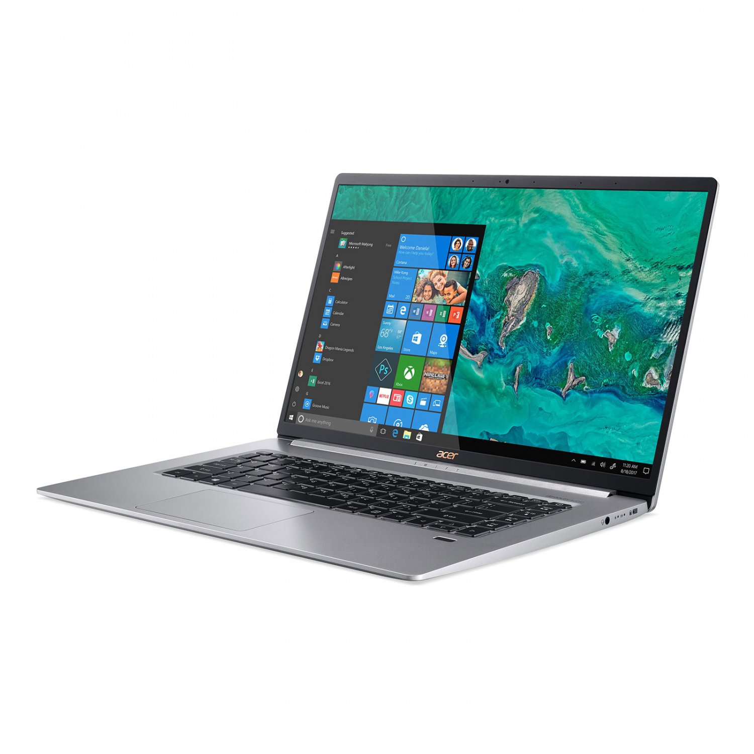 Купить Ноутбук Acer Swift 5 SF515-51T-750E Silver (NX.H7QEU.008) - ITMag