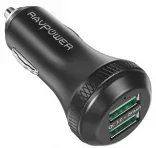 RAVPower Qualcomm Quick Charge 3.0 36W Dual USB Car Charger (RP-VC007)