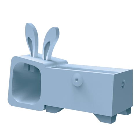Ozaki O!music Zoo Rabbit Blue for iPhone 5 (OM936RA) - ITMag