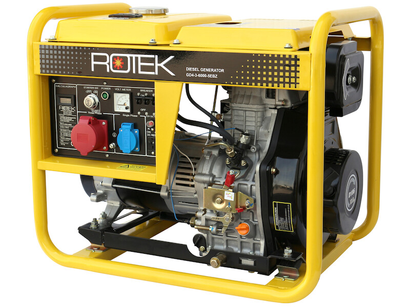 Дизельный генератор ROTEK GD4-3-6000-5EBZ 380V 50Hz (3 фазы) 5,5 kW (GEN237) - ITMag