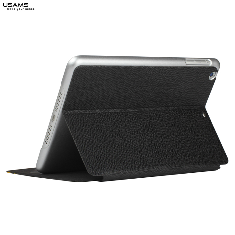 Чехол USAMS Jazz Series for iPad Air Smart Slim Leather Stand Cover Black - ITMag