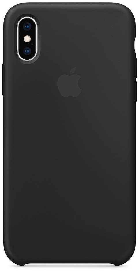 Apple iPhone XS Silicone Case - Black (MRW72) - ITMag