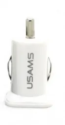 Автомобильное зарядное устройство USAMS iPhone/iPad/iPod/Samsung/HTC/Lenovo/LG (White)