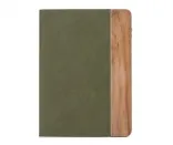 Кожаный чехол (книжка) ROCK Woody Series для Apple IPAD AIR (Зеленый / Khaki green)