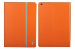 Кожаный чехол (книжка) ROCK Rotate Series для Apple IPAD AIR (Оранжевый / Orange)