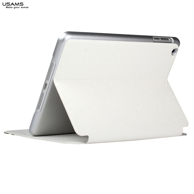 Чехол USAMS Jazz Series for iPad Air Smart Slim Leather Stand Cover White - ITMag