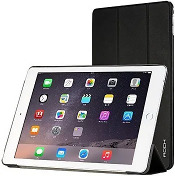 Кожаный чехол (книжка) Rock Uni Series для Apple iPad Air 2 (Черный / Black) - ITMag